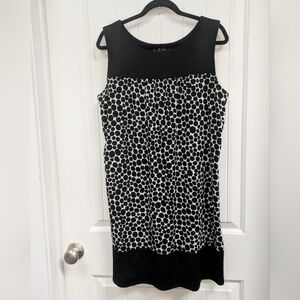 Lily Black and White Dot Dress